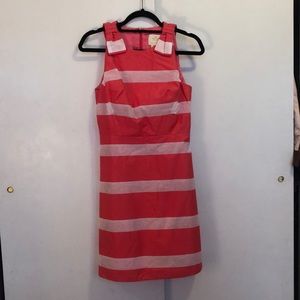 Kate spade stripes coral dress